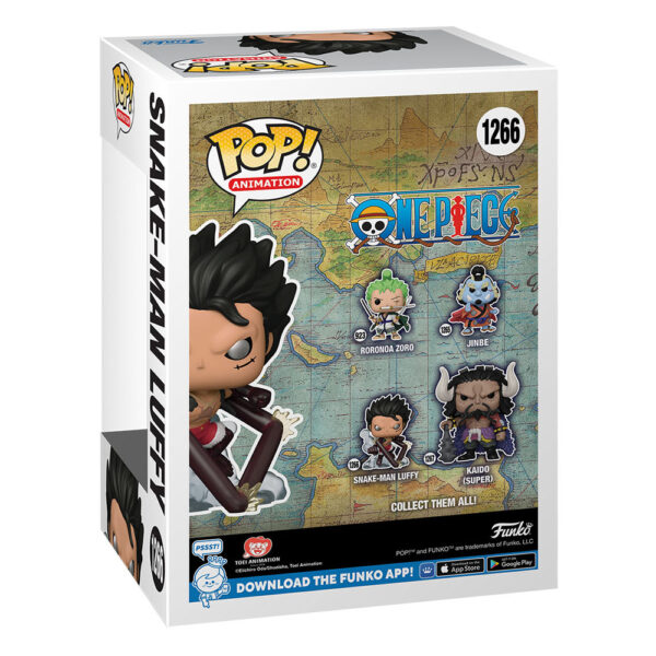 One Piece POP! Television Vinyl Figura Snake-Man Luffy 9 cm - Imagen 3