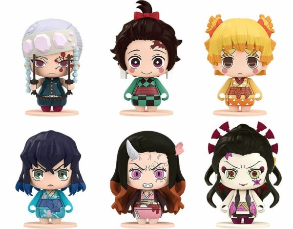 SURTIDO DEMON SLAYER POCKET MAQUETTE 6 FIGURAS 5 CM KIMETSU NO YAIBA PLASTIC FIGURES - Imagen 2