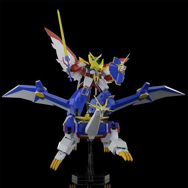 BAKURYU-OH MODEL KIT FIGURA 16 CM MATCHLESS RAIJIN-OH MODEROID - Imagen 7