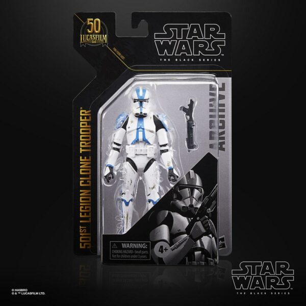 Star Wars Black Series Archive Figura 2022 501st Legion Clone Trooper 15 cm - Imagen 6