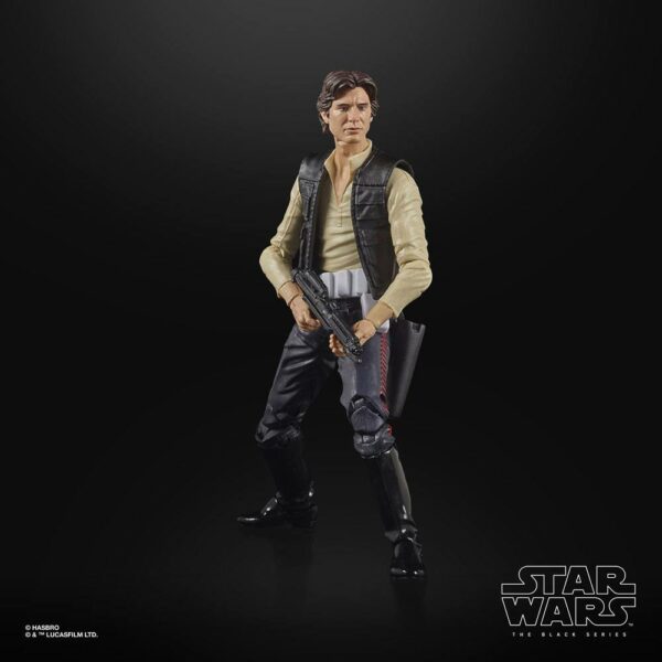 HAN SOLO FIGURA 15 CM STAR WARS THE POWER OF THE FORCE BLACK SERIES F32655L0 - Imagen 5