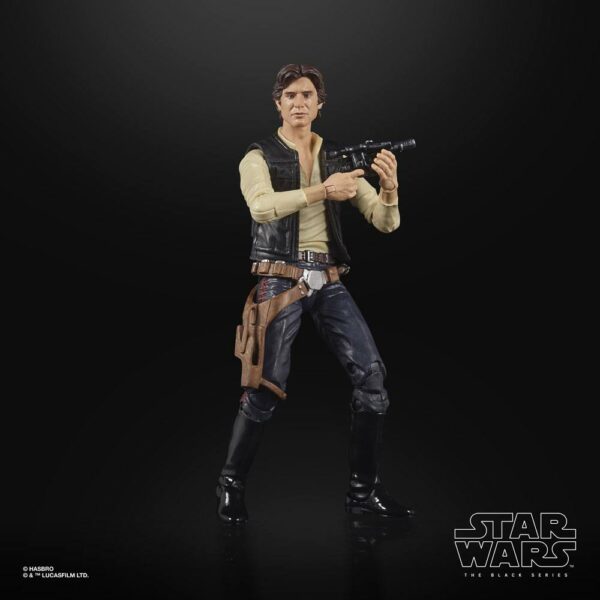 HAN SOLO FIGURA 15 CM STAR WARS THE POWER OF THE FORCE BLACK SERIES F32655L0 - Imagen 6