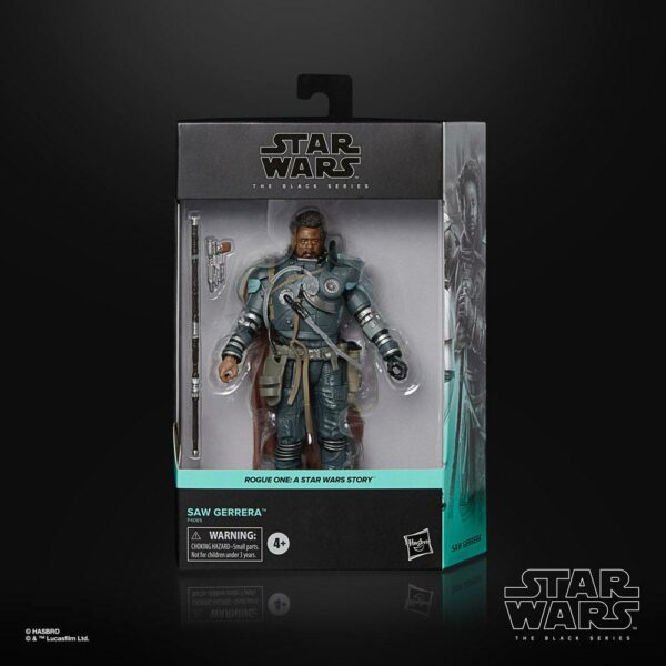 Star Wars: Rogue One Black Series Figura Deluxe 2023 Saw Gerrera 15 cm - Imagen 3