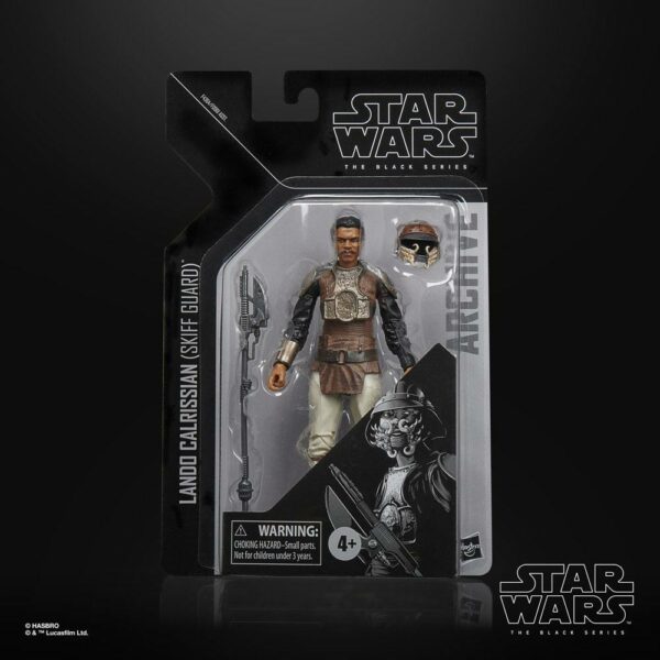 Star Wars Episode VI Black Series Archive Figura 2022 Lando Calrissian (Skiff Guard) 15 cm - Imagen 4