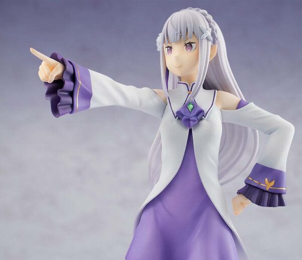 EMILIA FIGURA 17 CM RE:ZERO STARTING LIFE IN ANOTHER WORLD KADOKAWA COLLECTION LIGHT - Imagen 8