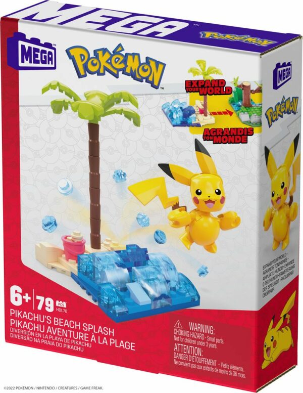 Pokémon Kit de Construcción Mega Construx Pikachu's Beach Splash - Imagen 3