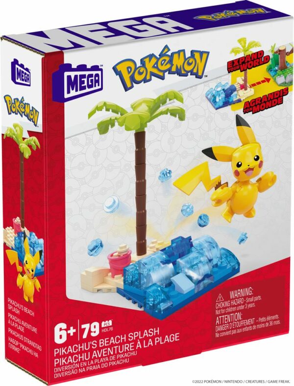 Pokémon Kit de Construcción Mega Construx Pikachu's Beach Splash - Imagen 4