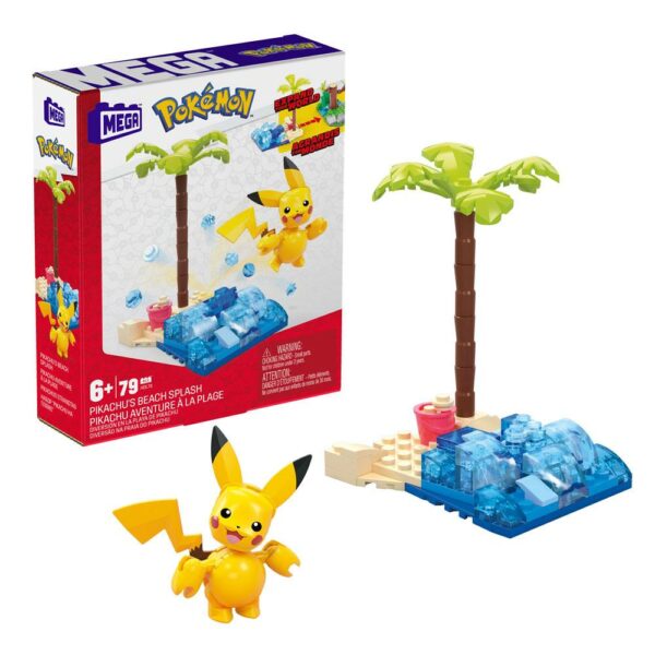 Pokémon Kit de Construcción Mega Construx Pikachu's Beach Splash - Imagen 6