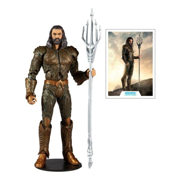 DC Justice League Movie Figura Aquaman 18 cm - Imagen 2