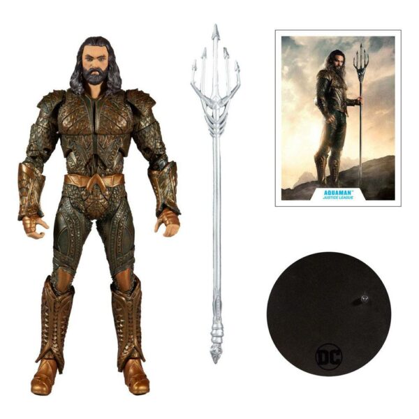 DC Justice League Movie Figura Aquaman 18 cm - Imagen 6