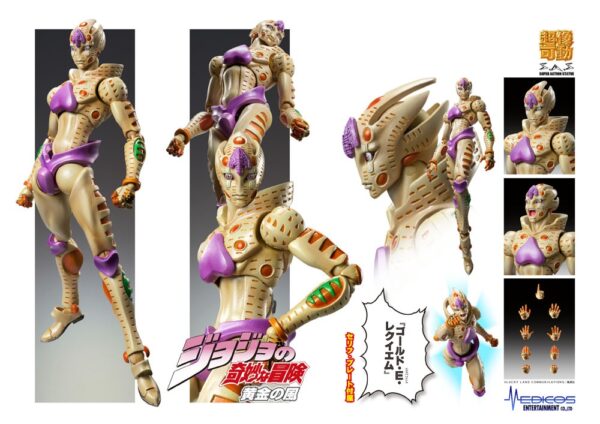 JoJo's Bizarre Adventure Part5 Figura Super Action Chozokado (G E R) 16 cm - Imagen 5