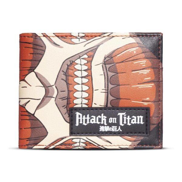 Attack on Titan Monedero Bifold Graphic Patch