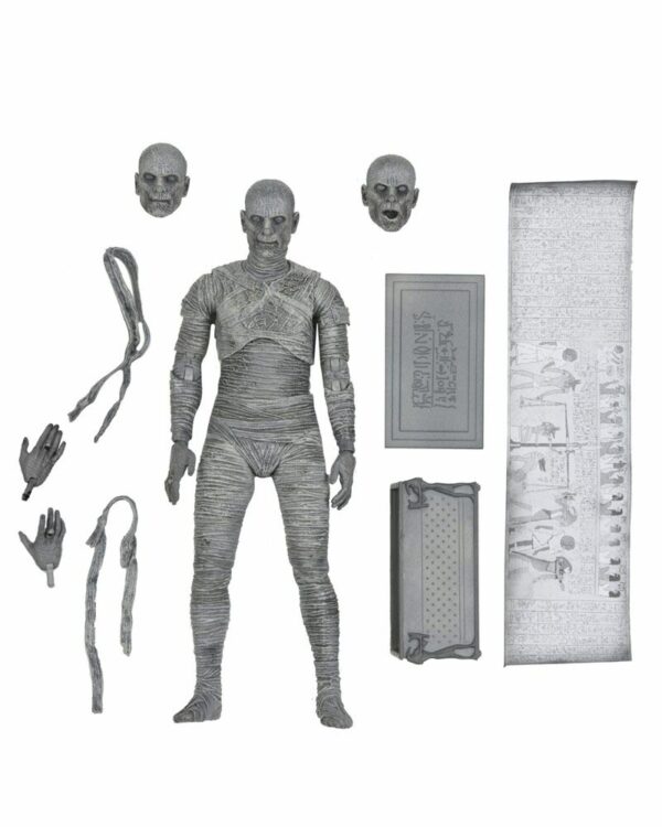 ULTIMATE MUMMY (B&W) FIGURA 18 CM UNIVERSA... - Imagen 3