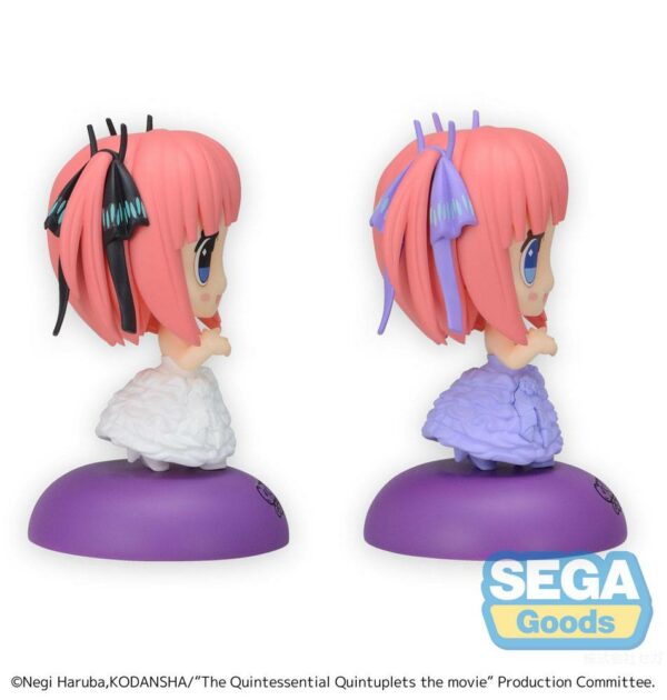 Las Quintillizas: The Movie Estatua PVC Chubby Collection Nino Nakano 11 cm Blue version - Imagen 3