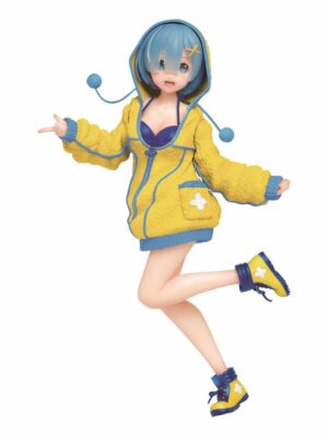 Re:Zero Estatua PVC Precious Rem Fluffy Hoodie Ver. Renewal 23 cm