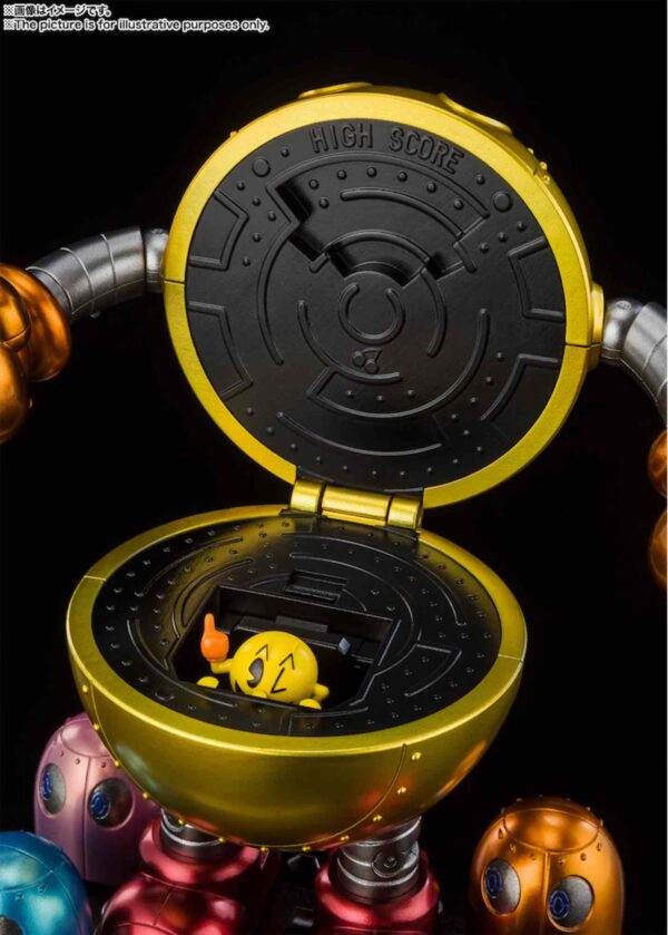 PAC-MAN FIGURA 10.5 CM PAC-MAN CHOGOKIN RE-RUN - Imagen 4