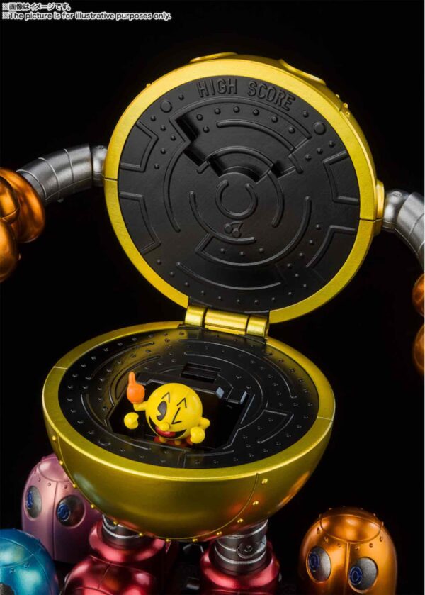 PAC-MAN FIGURA 10.5 CM PAC-MAN CHOGOKIN RE-RUN - Imagen 5