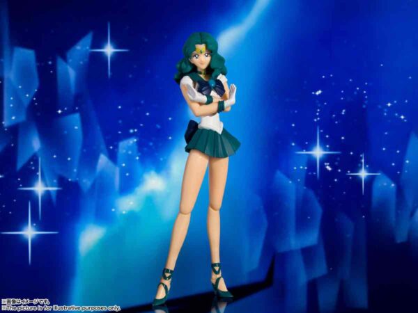 SAILOR NEPTUNE PRETTY GUARDIAN ACE FIGURA 15 CM SAILOR MOON S.H. FIGUARTS - Imagen 5