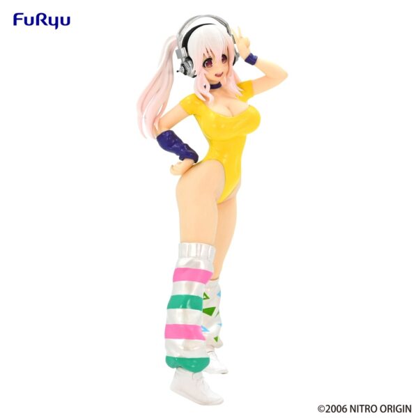 Super Sonico Estatua PVC Super Sonico Concept Figure 80's/Another Color/Yellow Ver. 18 cm - Imagen 3