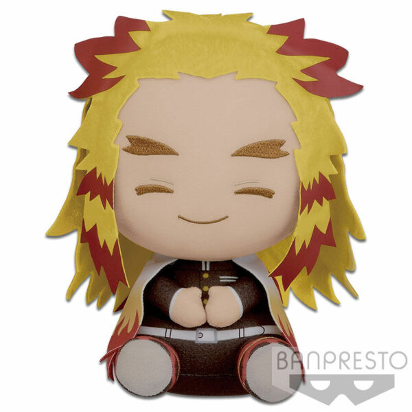 Peluche Kyojuro Rengoku Demon Slayer Kimetsu No Yaiba 20cm BANPRESTO