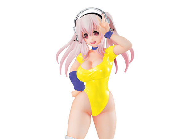 Super Sonico Estatua PVC Super Sonico Concept Figure 80's/Another Color/Yellow Ver. 18 cm - Imagen 2