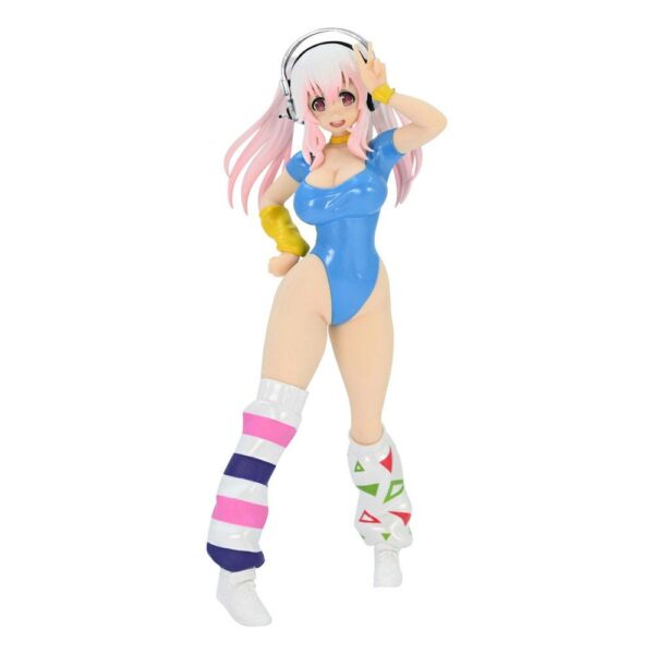 Super Sonico Estatua PVC Concept Figure 80's/Another Color/Blue Ver. 18 cm