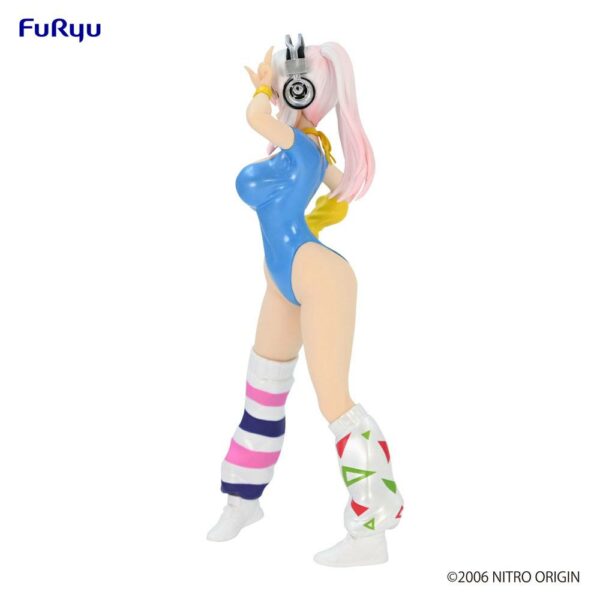 Super Sonico Estatua PVC Concept Figure 80's/Another Color/Blue Ver. 18 cm - Imagen 3