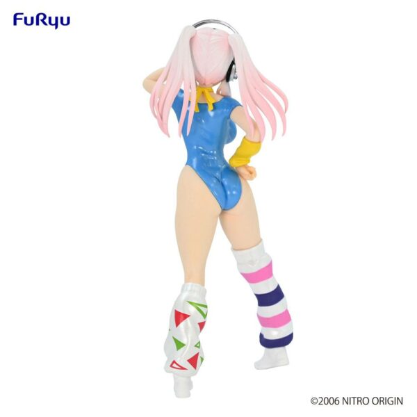 Super Sonico Estatua PVC Concept Figure 80's/Another Color/Blue Ver. 18 cm - Imagen 4