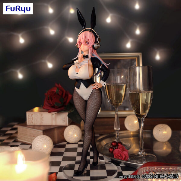 Super Sonico Estatua PVC BiCute Bunnies Super Sonico Newly Drawn Costume Ver. 30 cm - Imagen 6