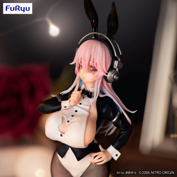 Super Sonico Estatua PVC BiCute Bunnies Super Sonico Newly Drawn Costume Ver. 30 cm - Imagen 9