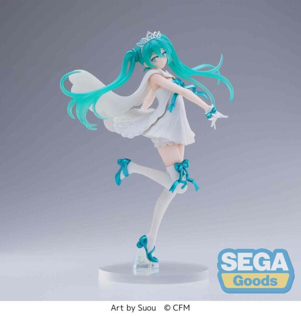 Hatsune Miku Series Estatua PVC SPM Hatsune Miku 15th Anniversary SUOU Ver. 21 cm - Imagen 2