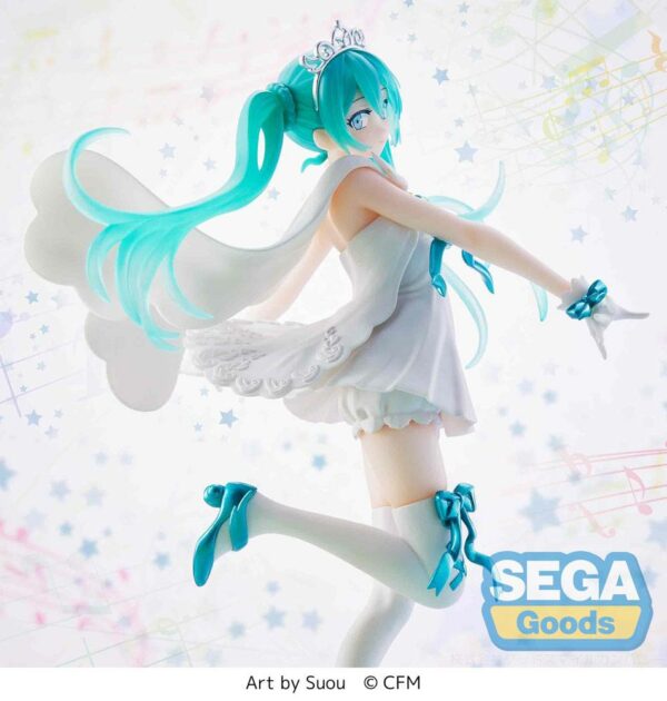 Hatsune Miku Series Estatua PVC SPM Hatsune Miku 15th Anniversary SUOU Ver. 21 cm - Imagen 4