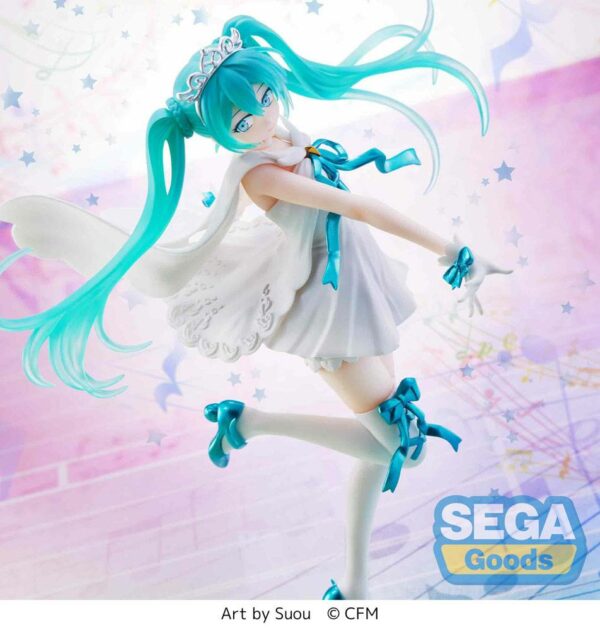 Hatsune Miku Series Estatua PVC SPM Hatsune Miku 15th Anniversary SUOU Ver. 21 cm - Imagen 5