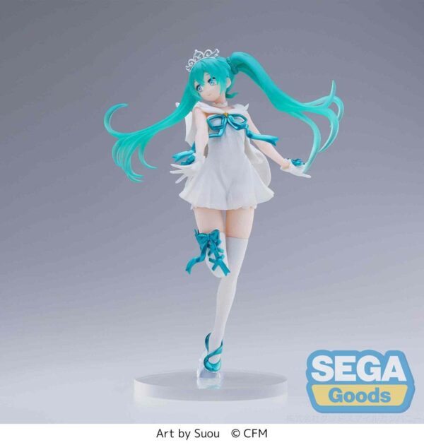 Hatsune Miku Series Estatua PVC SPM Hatsune Miku 15th Anniversary SUOU Ver. 21 cm