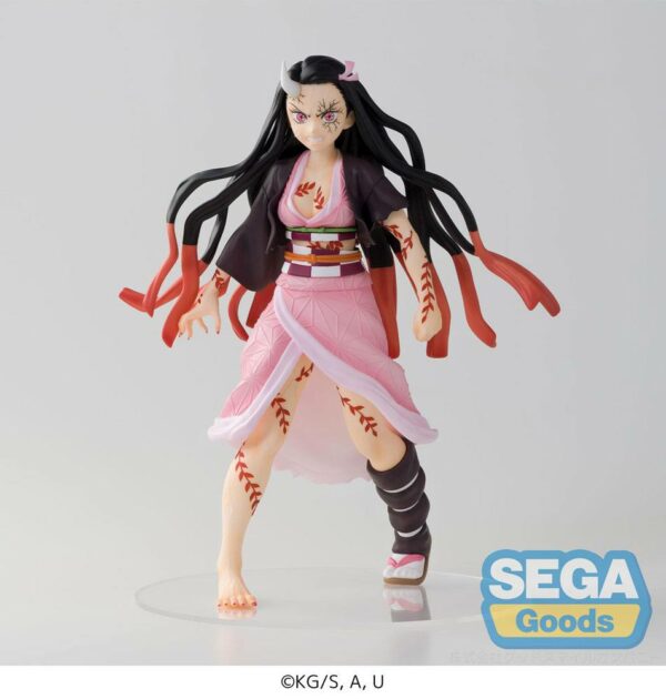 NEZUKO KAMADO DEMON FORM ADVANCING VER FIG 21 CM KIMETSU NO YAIBA FIGURIZMA - Imagen 7