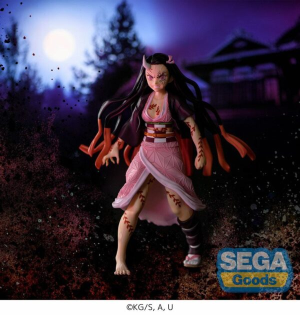 NEZUKO KAMADO DEMON FORM ADVANCING VER FIG 21 CM KIMETSU NO YAIBA FIGURIZMA - Imagen 8