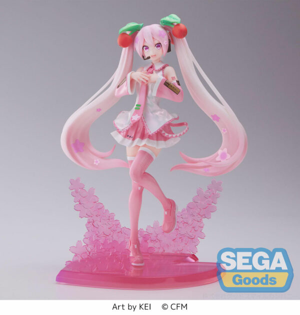 HATSUNE MIKU SAKURA MIKU 2023 VER FIG 21 CM HATSUNE MIKU LUMINASTA