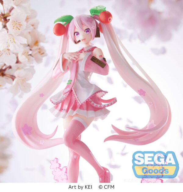 HATSUNE MIKU SAKURA MIKU 2023 VER FIG 21 CM HATSUNE MIKU LUMINASTA - Imagen 3