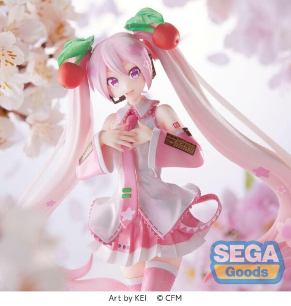 HATSUNE MIKU SAKURA MIKU 2023 VER FIG 21 CM HATSUNE MIKU LUMINASTA - Imagen 4