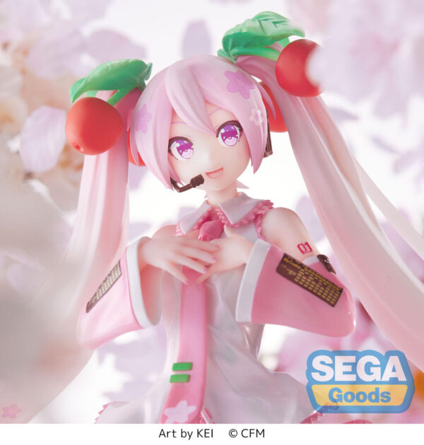 HATSUNE MIKU SAKURA MIKU 2023 VER FIG 21 CM HATSUNE MIKU LUMINASTA - Imagen 5