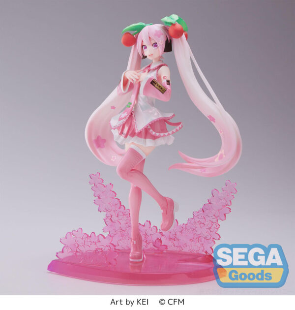 HATSUNE MIKU SAKURA MIKU 2023 VER FIG 21 CM HATSUNE MIKU LUMINASTA - Imagen 6