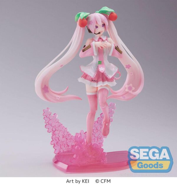 HATSUNE MIKU SAKURA MIKU 2023 VER FIG 21 CM HATSUNE MIKU LUMINASTA - Imagen 8