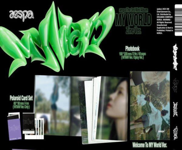 AESPA - My World (Zine version) (The 3rd mini album) - Imagen 2