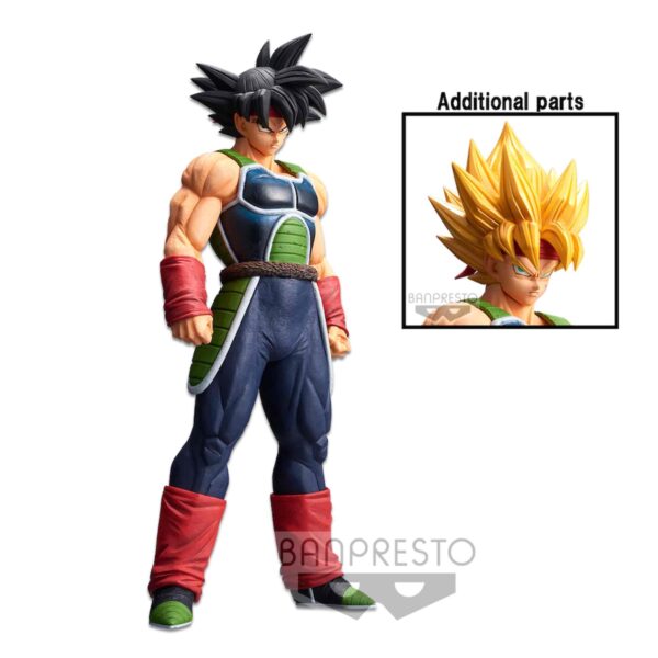 BARDOCK FIGURA 28 CM DRAGON BALL Z GRANDISTA NERO RESOLUTION OF SOLDIERS