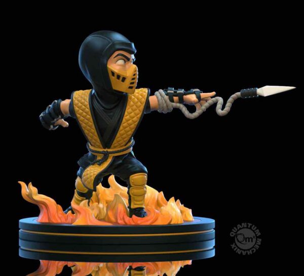 SCORPION FIGURA 10 CM MORTAL KOMBAT Q-FIG - Imagen 2