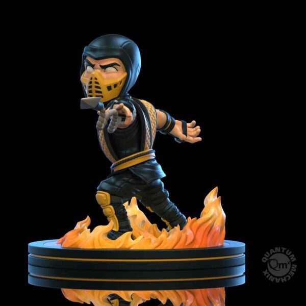 SCORPION FIGURA 10 CM MORTAL KOMBAT Q-FIG