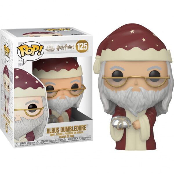 Harry Potter Figura Funko POP! Vinyl Holiday Albus Dumbledore 9 cm