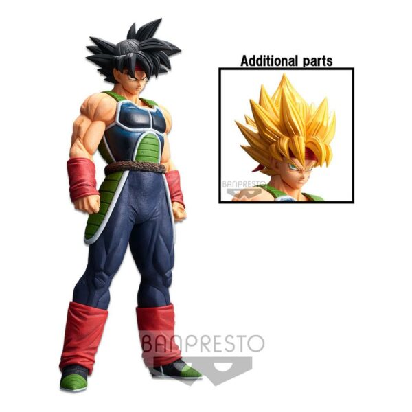 BARDOCK FIGURA 28 CM DRAGON BALL Z GRANDISTA NERO RESOLUTION OF SOLDIERS - Imagen 2