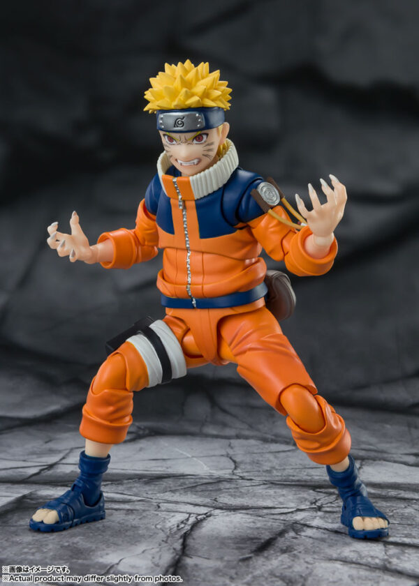 NARUTO UZUMAKI THE NO1 MOST UNPREDICTABLE NINJA VER FIG 13,5 CM NARUTO SH FIGUARTS - Imagen 5