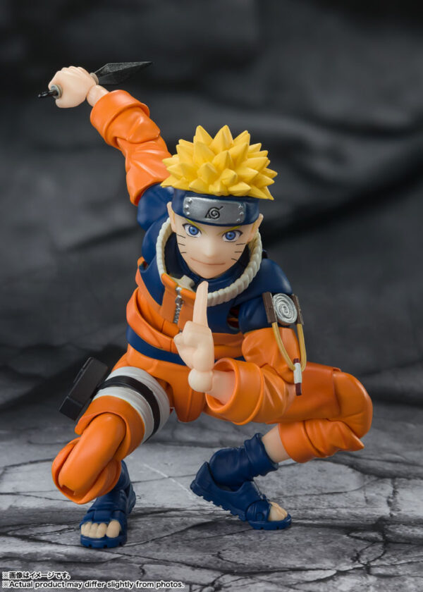 NARUTO UZUMAKI THE NO1 MOST UNPREDICTABLE NINJA VER FIG 13,5 CM NARUTO SH FIGUARTS - Imagen 7